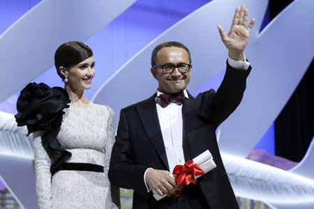Đạo diễn Andrei Zvyagintsev tại lễ trao giải LHP Cannes 2014.